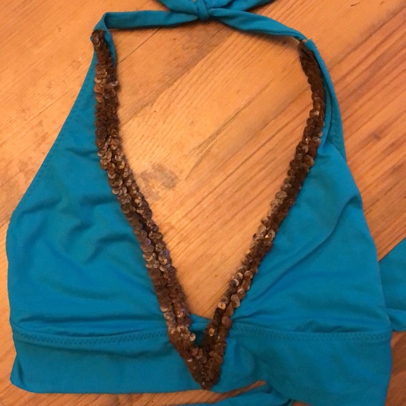 Becca by Rebecca Virtue Turquoise bikini M - Picture 3 of 9